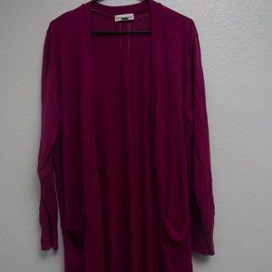 Ava Viv Long sleeve Maxi Cardigan